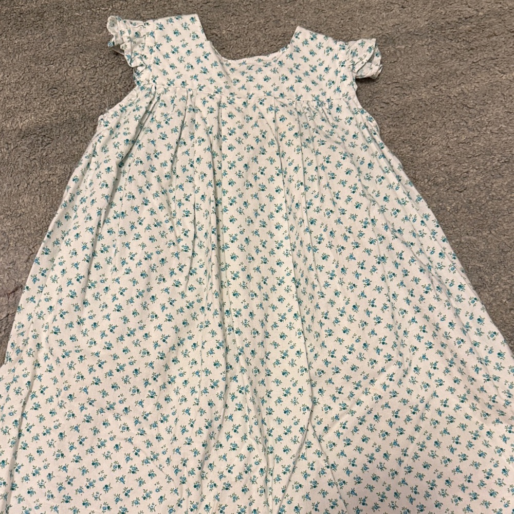 Little Laundry, Floral Print Dress with Ruffle Sleeves
